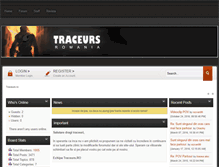 Tablet Screenshot of forum.traceurs.ro